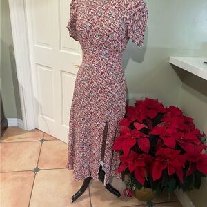 Floral Print Women's Dress